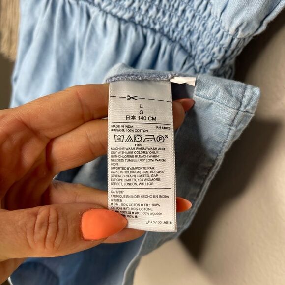 GAP blue denim romper - Picture 5 of 5